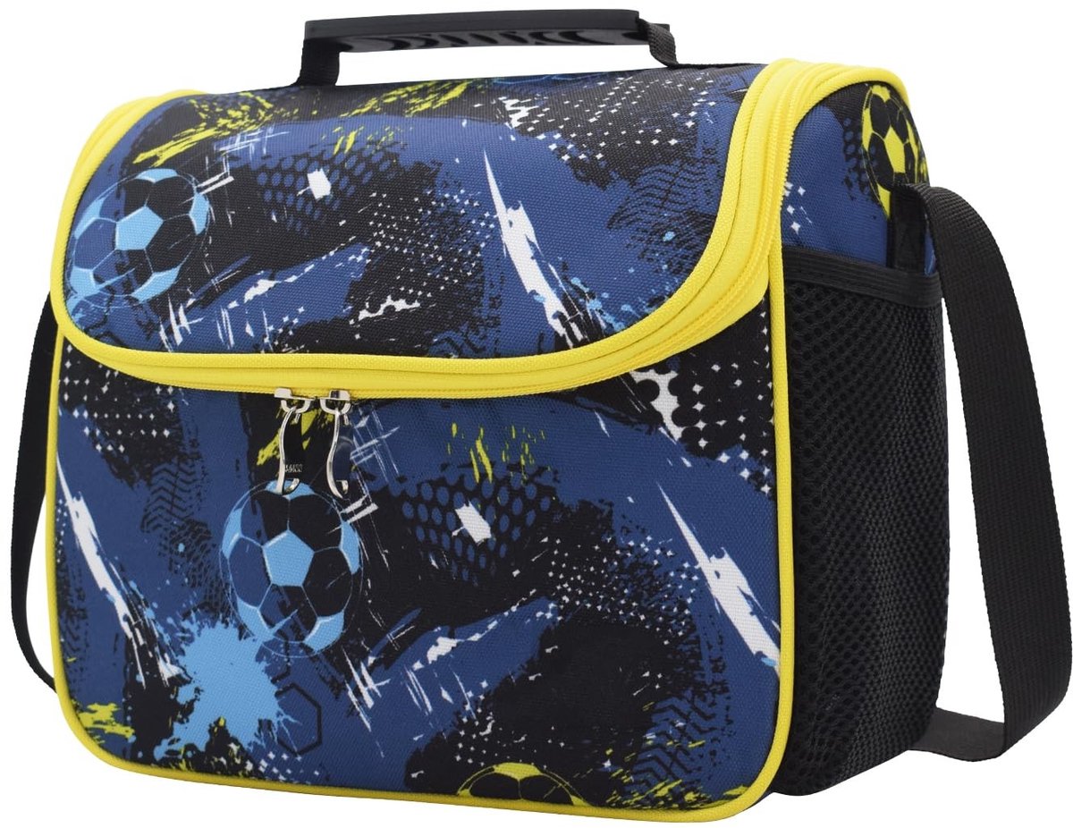 Omgoods - 8L Geïsoleerde Lunchtas voor Werk en Reis - Herbruikbare Koeltas in Navy Blauw