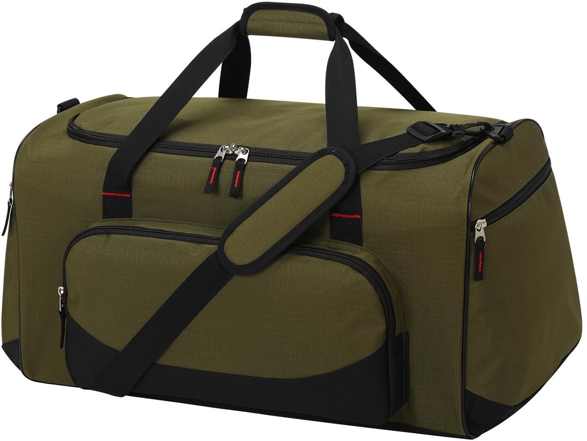 Omgoods - Olijfgroene Sport- en Reistas met 65L Capaciteit