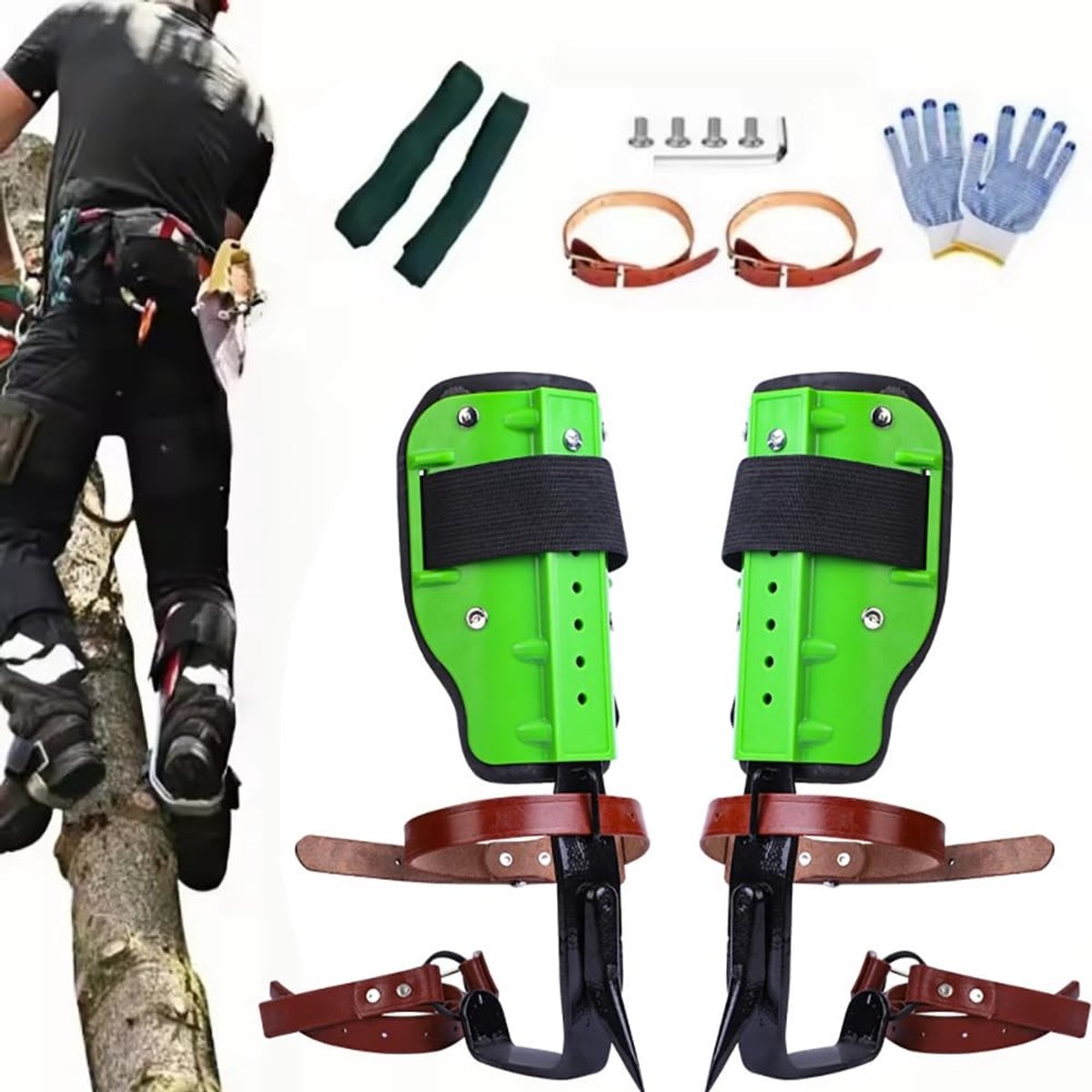 Omgoods - Verstelbare Haringen voor Boomklimmen met Handschoenen