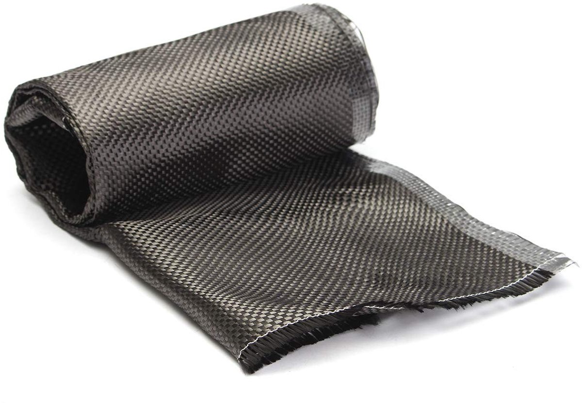 1.0 Count 3K Twill Carbon Fiber Doek, 30 cm Breed, 90 cm Lengte voor Esports en Modelbouw