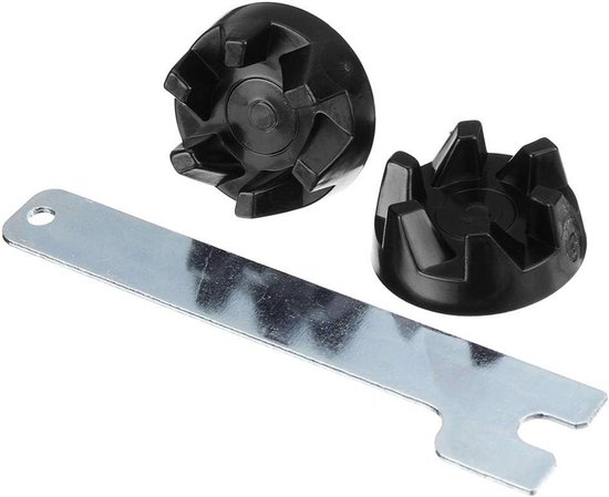 Rubber Mixer Koppeling Tandwiel Set met Verwijder Tool voor Keukenmachines - 2 Stuks, Geschikt voor Diverse Merken — afbeelding 4