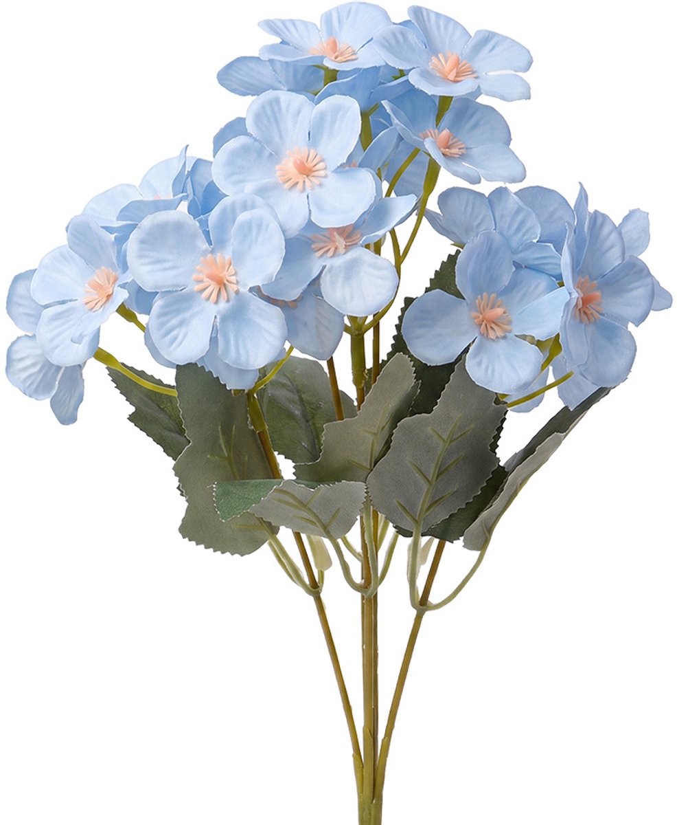 Clayre & Eef Kunstbloem 30 cm Blauw Kunststof