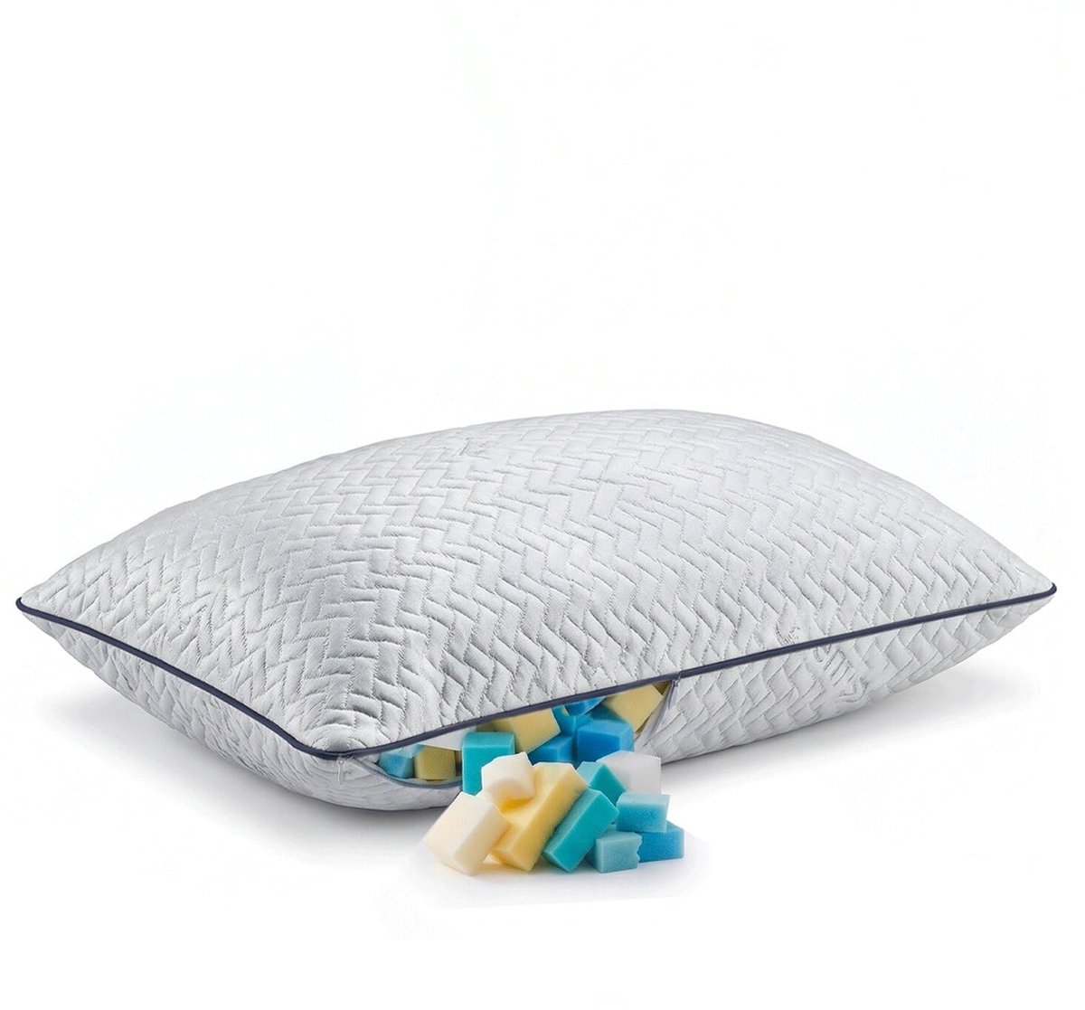 Omgoods - Traagschuim Kussen 50 x 70 cm met Neksteun
