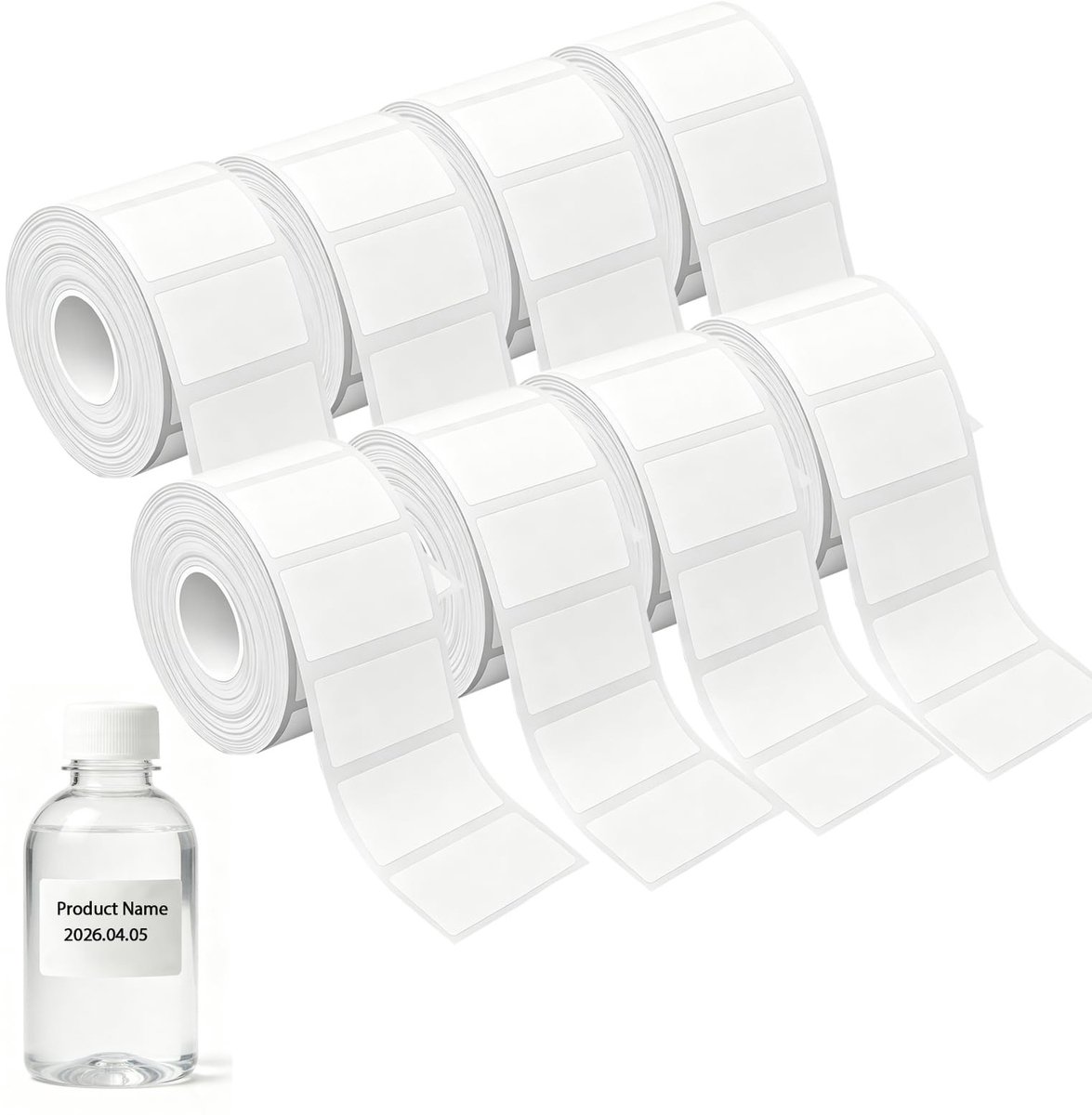 Omgoods - Waterdichte Zelfklevende Etiketten voor Labelprinter 50x80mm - 640 Stuks
