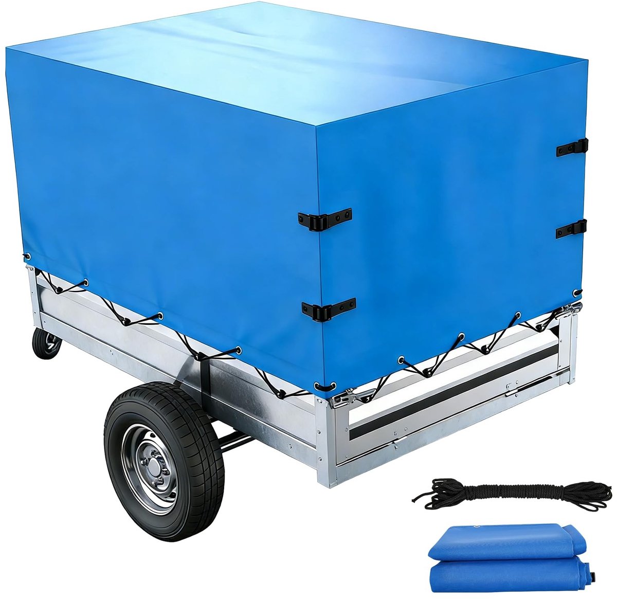 Omgoods - Trailerzeil met Oogjes en Rubber Strap, Duurzaam en Waterdicht