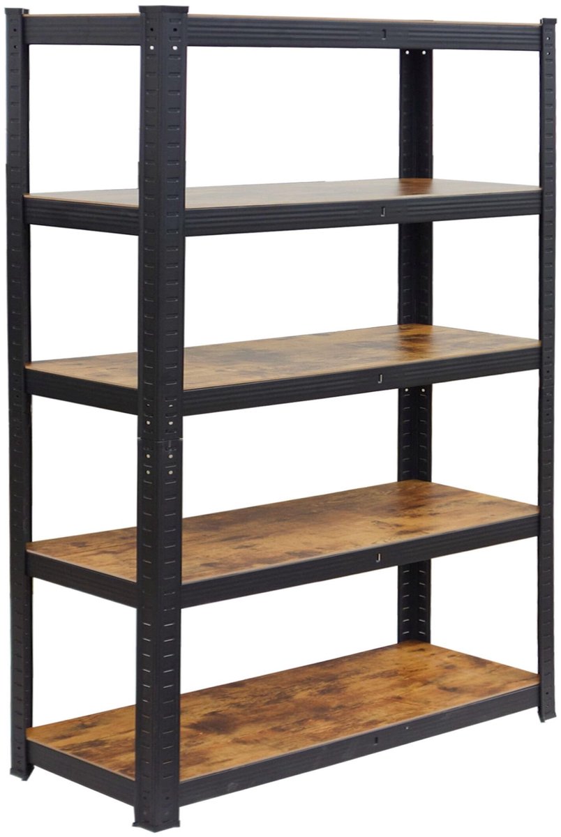 Omgoods - Heavy Duty Opslagrek 500 kg met 5 Stevige Planken