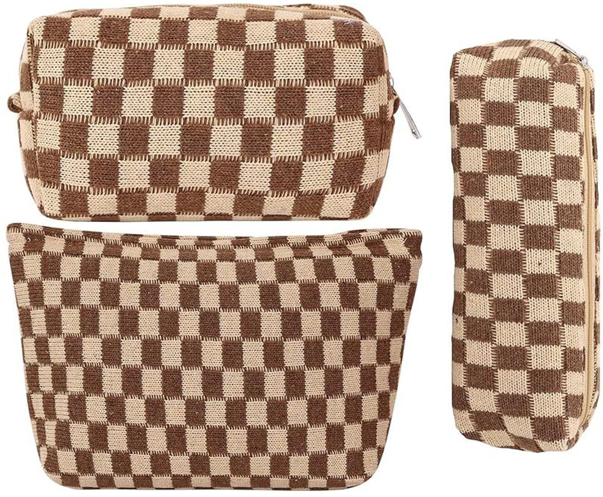 Omgoods - Set van 3 Multifunctionele Cosmetic Bags voor Vrouwen