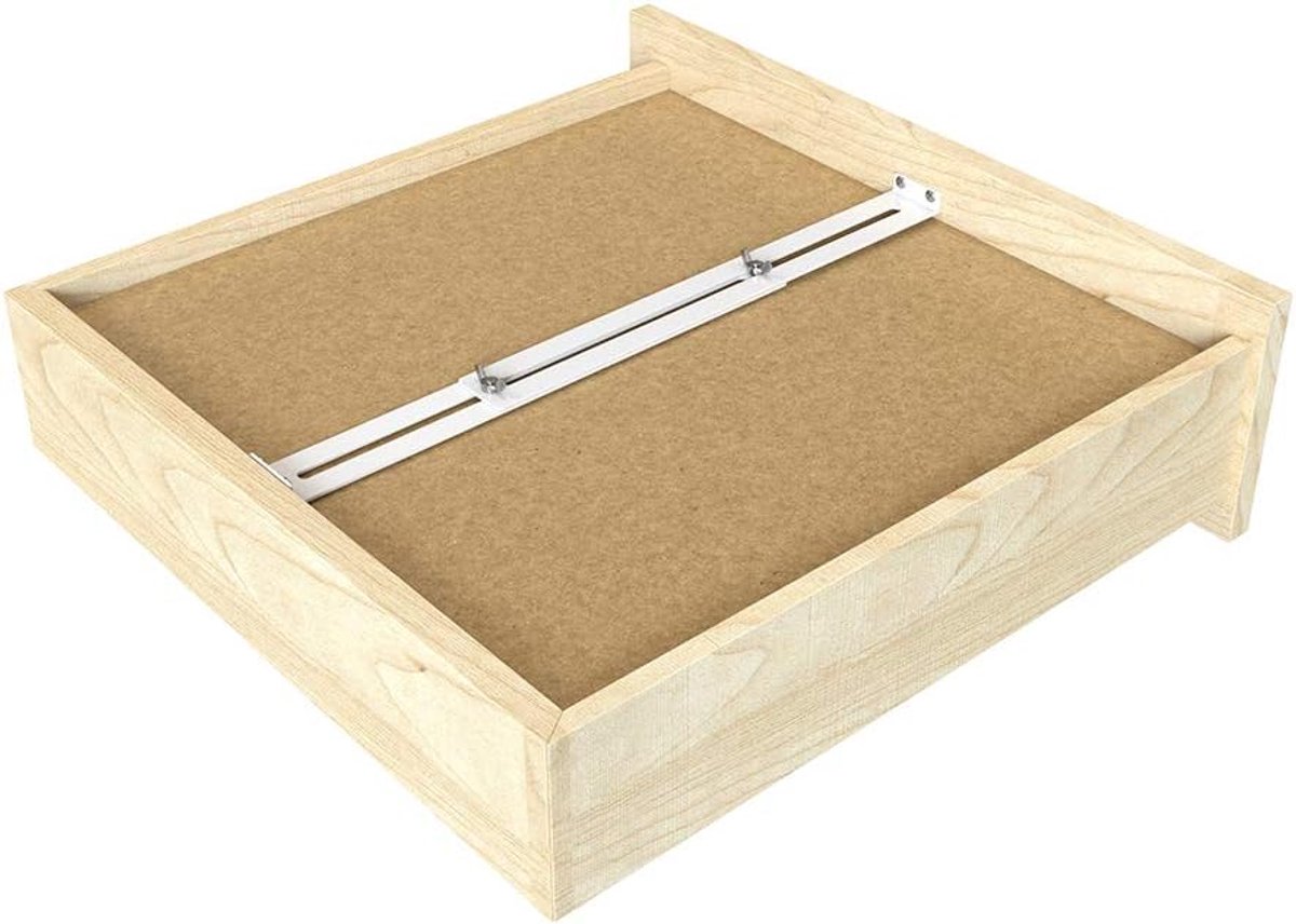 Ladereparatieset - Voor het versterken en repareren van houten/MDF/spaanplaatladen. Kastversterking. Heavy-duty stalen beslag. Houders voor meubelaccessoires. (4 stuks)