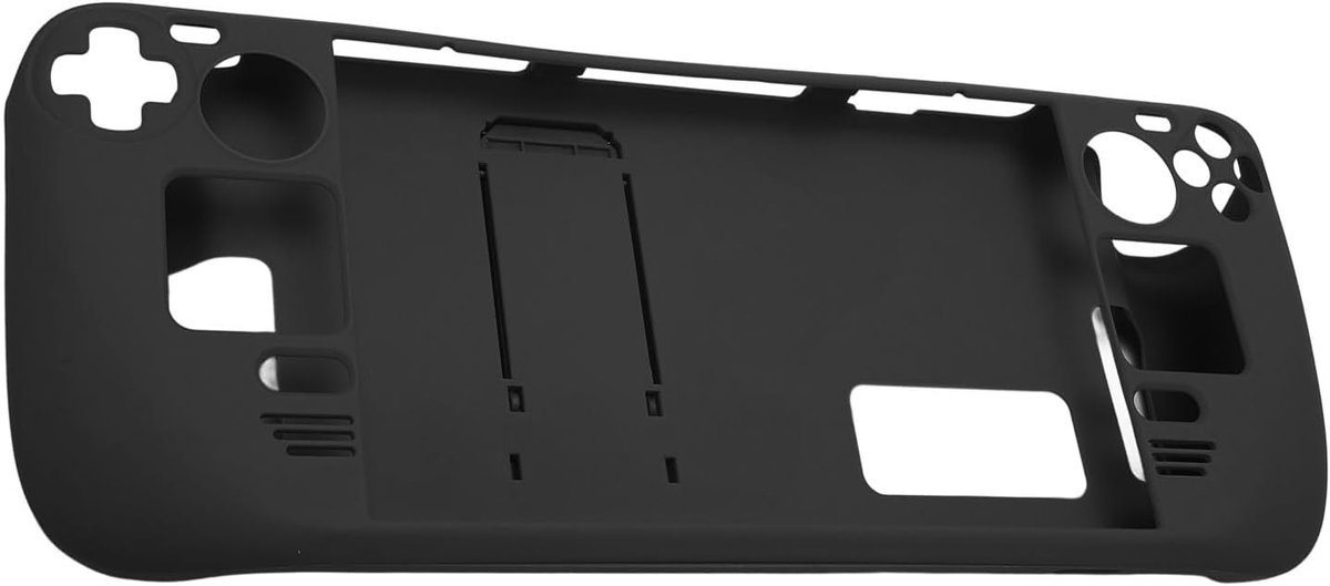 Case voor Steam Deck, schokbestendig, met standaard (zwart)