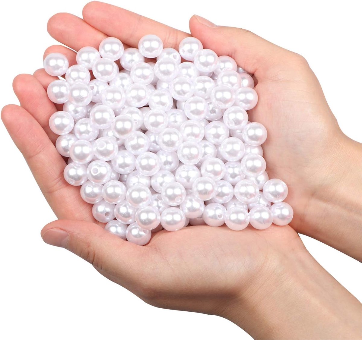 Glanzend Gepolijste Parels 180PCS 12mm Plastic Losse Parels Kralen voor Vaasvullers, DIY Sieraden Kettingen, Bruiloft Decoratie, Woondecoratie