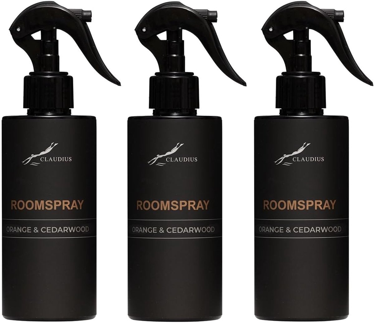 Room Spray 300 ml set van 3 - Sweet Orange & Cedarwood - luxe geur - creëer een ontspannende sfeer - SnelShoppen