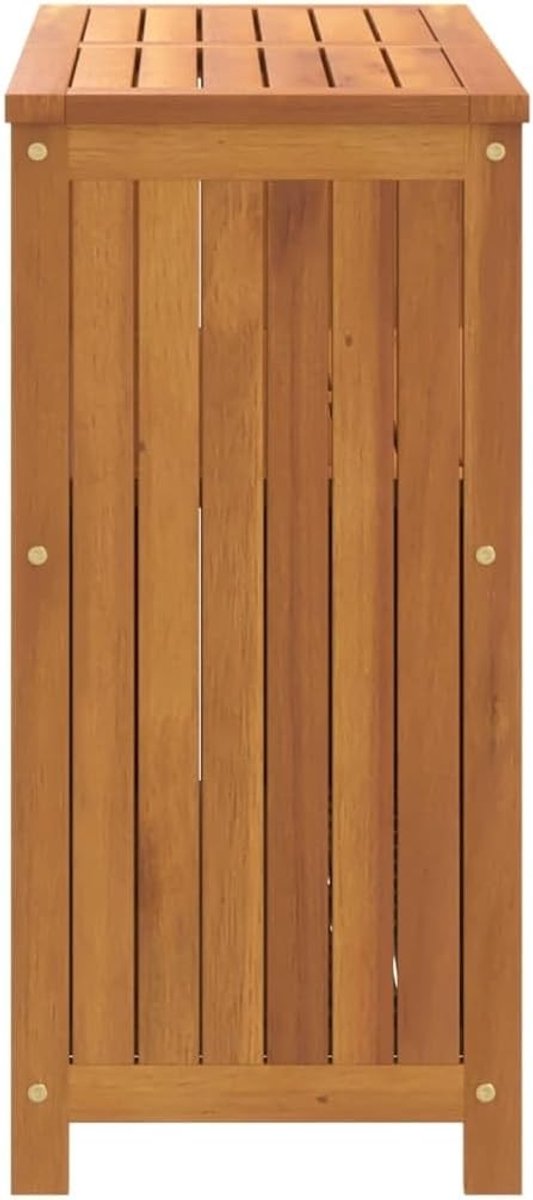 Tuinconsoletafel - Massief Acaciahout - Met Opbergruimte - Wandbevestigd - Voor Buiten