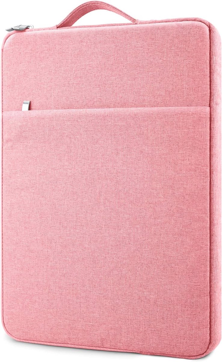 14 inch Laptophoes laptop Sleeve Case Bag met Handvat Case voor 14 Inch Chromebook Notebook, Roze