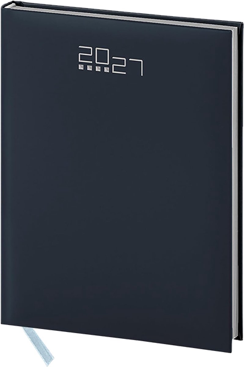 Weekly planner 2024 - 17 x 24 cm - faux leer - voor afspraken en professioneel gebruik - ShopVlot