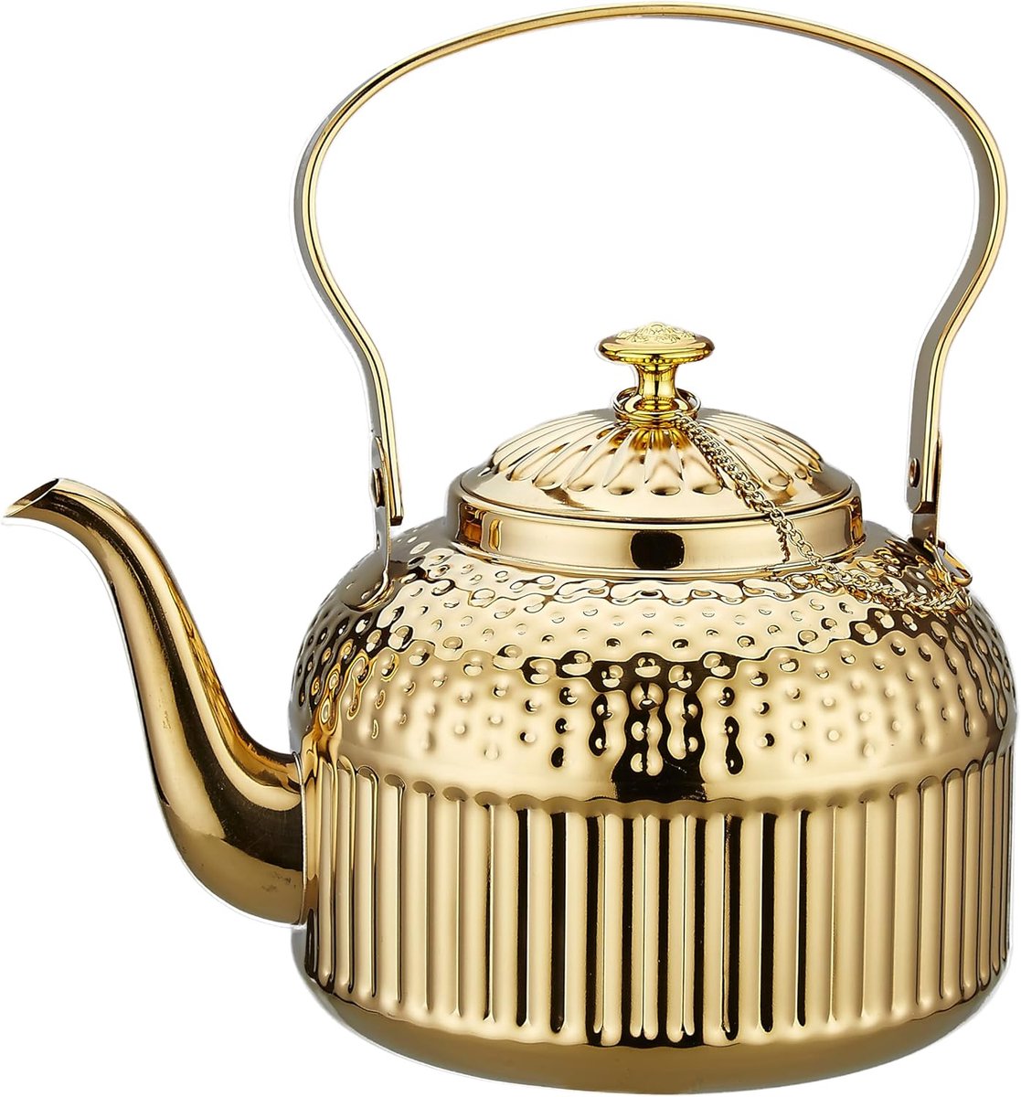 1500 ml Roestvrijstalen Theepot met Infuser Goud