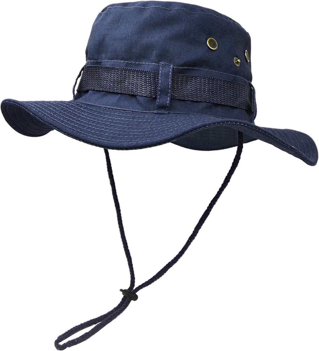 Hat, Outdoor hoed met brede rand en bescherming tegen de zon, dubbele laag klassieke US Combat Army stijl Bush Jungle zonnepet voor vissen, jagen en kamperen