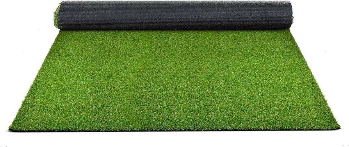 Kunstgras - Grastapijt Rollen - Tuin Aankleden - UV-bestendig Weerbestendig - 200 x 400 cm - Groen