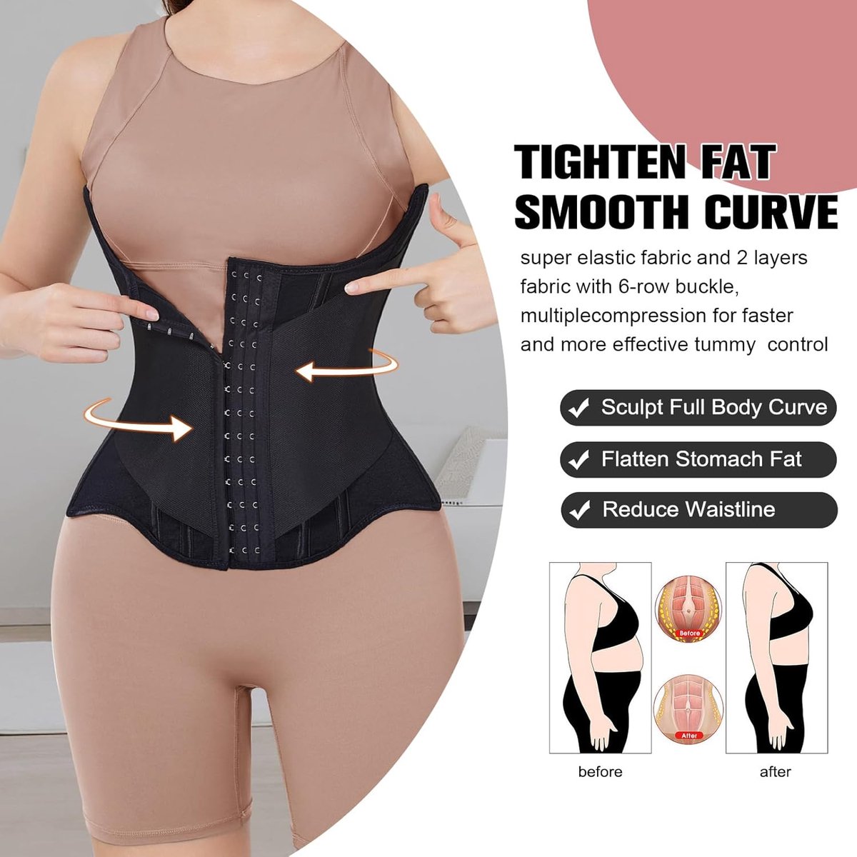 Dames Tailletrainer, Taille Trainer Dames Fitness Tailletrainer