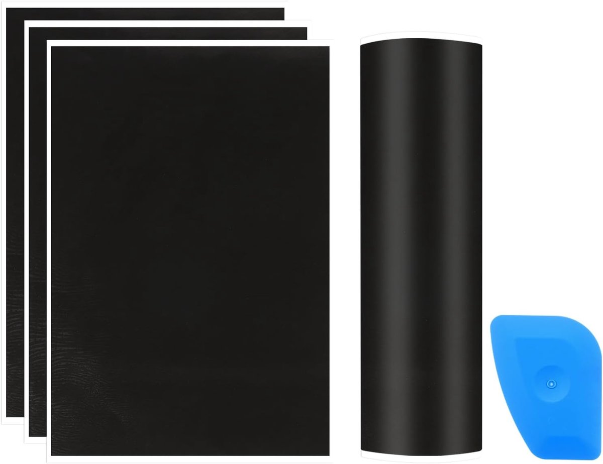 15,3 x 10,4 inch lasergraveerpapier, 4 stuks lasergravure markering gekleurd papier met blauwe schraper voor fiberlasermarkering en gravure op metalen keramiekglas, grijs