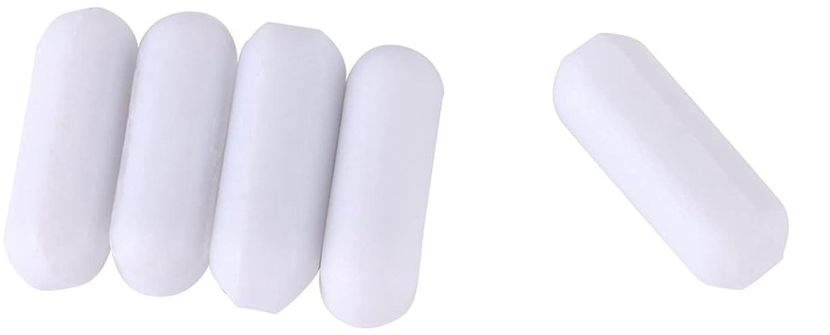 Magnetische Roerstaven 5 stks Type-C Witte Kleur Ptfe Roer Bar