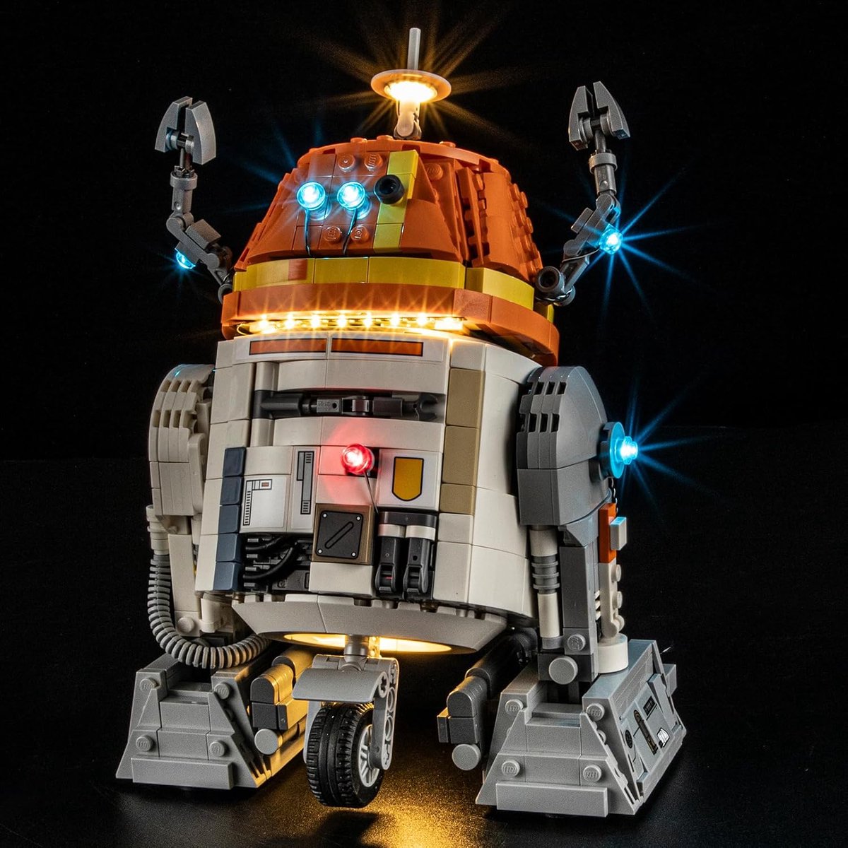 Licht voor Lego Astromech-Droid Chopper (C1-10P) 75416 - Compatibel