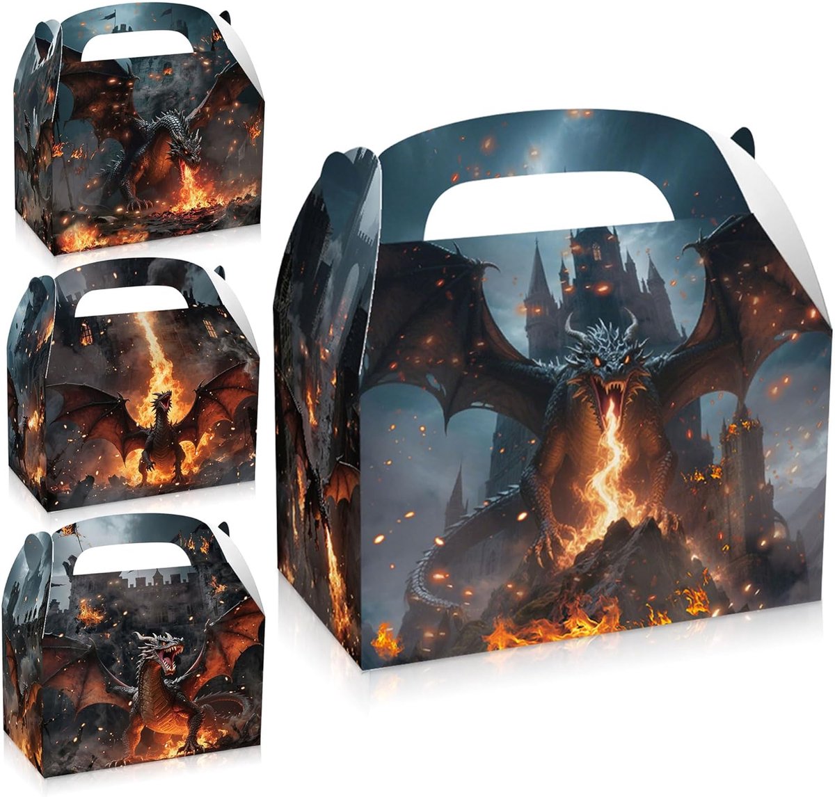 12 middeleeuwse drakenfeest cadeauzakken met lekkernijen snoepzakken voor drakenfeest accessoires fantasie feestverpakkingen