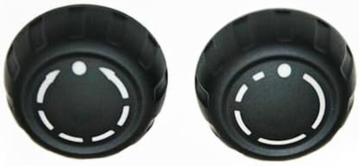 Reserveknopset Radio - Knoppen set - Auto Interieur Reparatie - Directe Vervanging - 20 g - Zwart