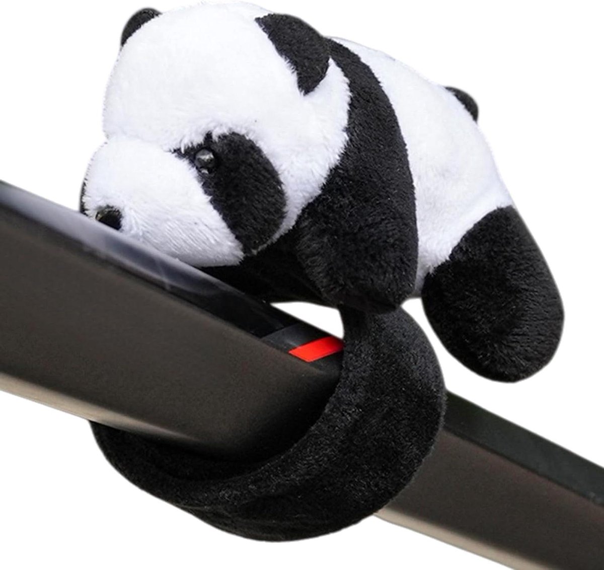 Fiets Stuur Versiering - Stuurdecoratie Panda - Fiets Personaliseren - Gereedschapsvrije Montage - 15 x 12 x 8 cm - Panda