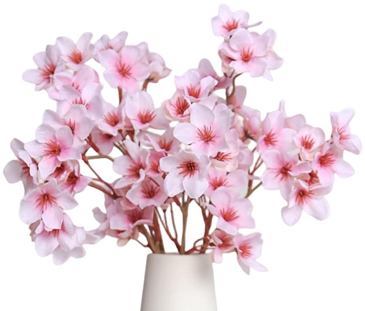 Omgoods - Set van 6 Kunstmatige Kersenbloem Takken voor Decoratie 40cm