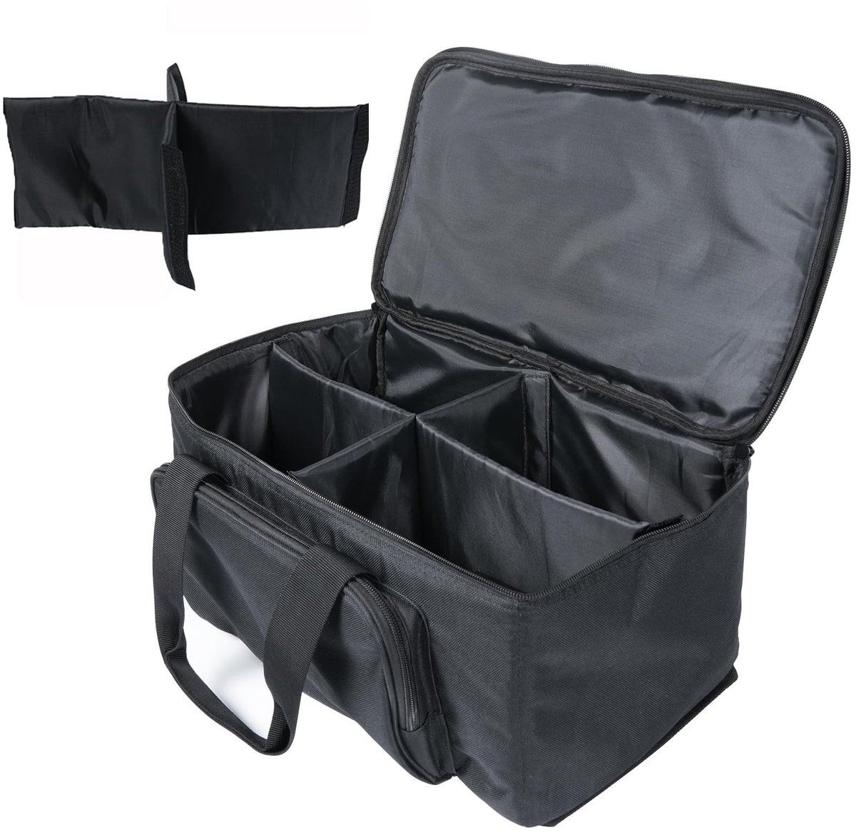 Omgoods - Waterdichte Tas voor LED Par Lichten met 4 Compartimenten