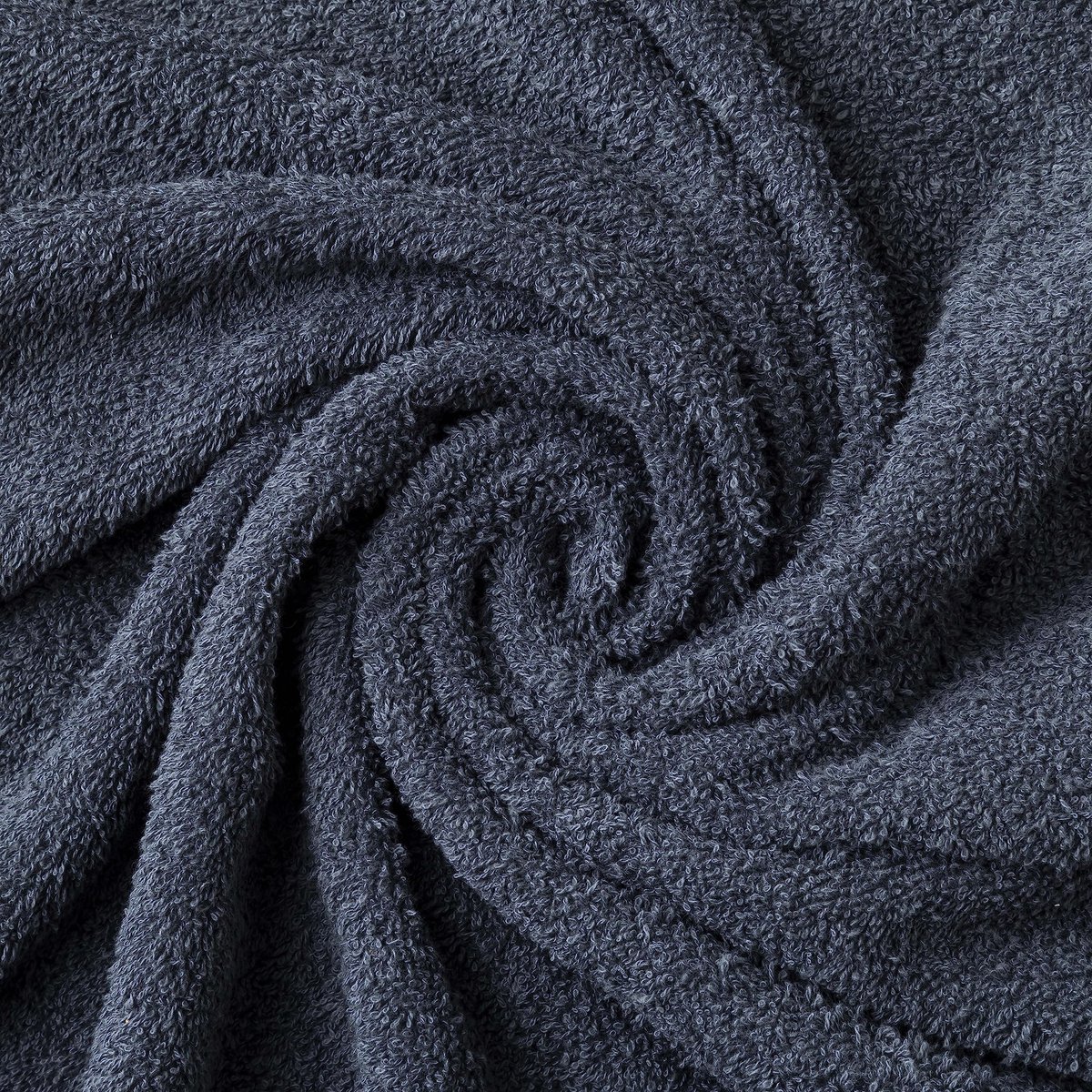 Omgoods - Set van 2 Extra Zachte Handdoeken - 100% Katoen 550 g/m² - Donkergrijs 100x150 cm