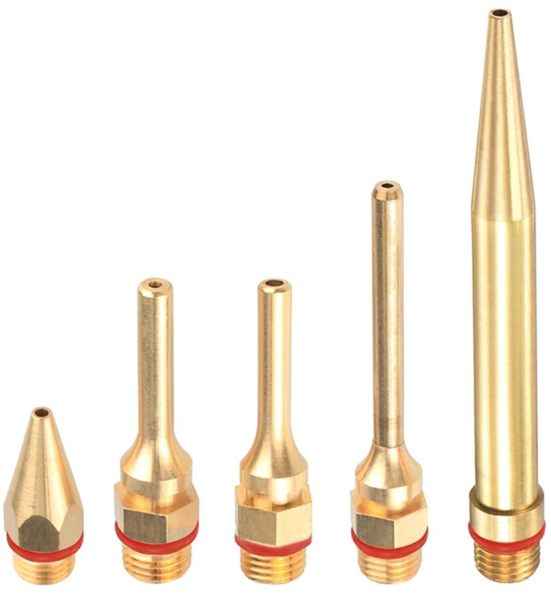 Omgoods - Set van 5 Interchangeable Nozzles voor Lijmpistool