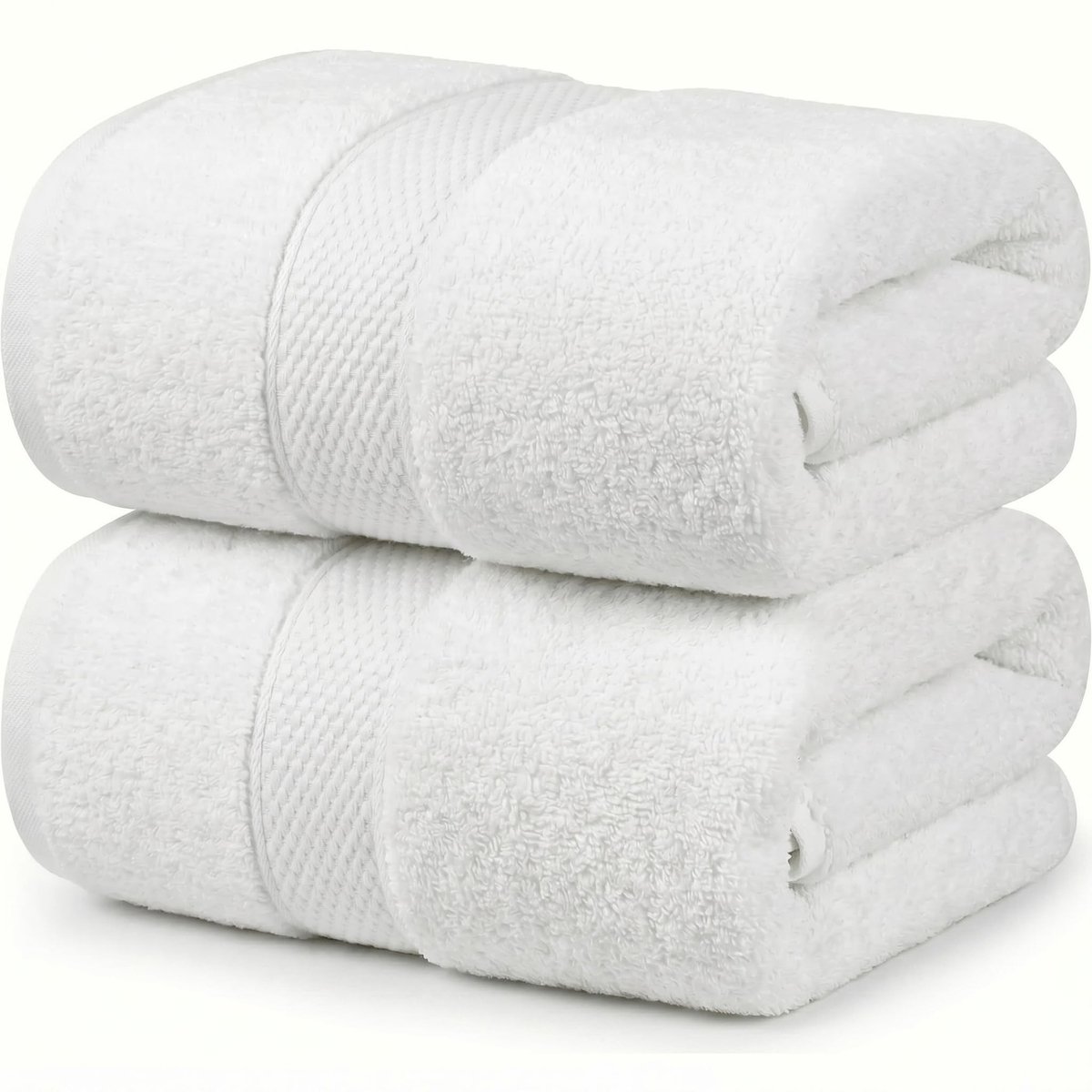Omgoods - Set van 2 Extra Grote Badhanddoeken - 70 x 140 cm - 100% Katoen - 500 g/m²