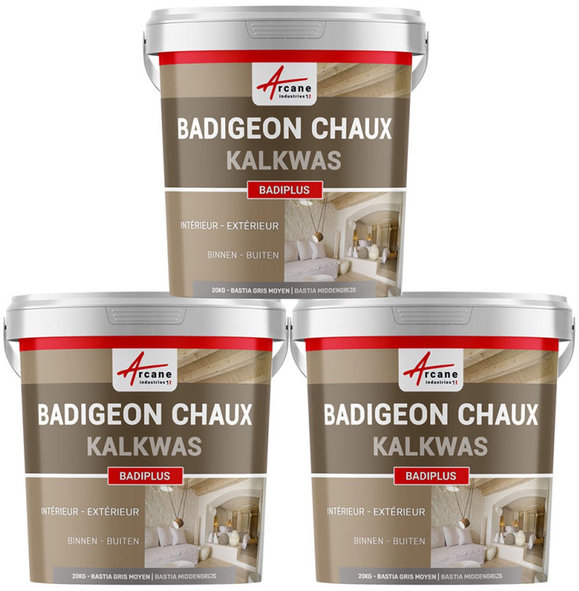Kalkpleister Binnenmuur en Buitengevel - BADIPLUS