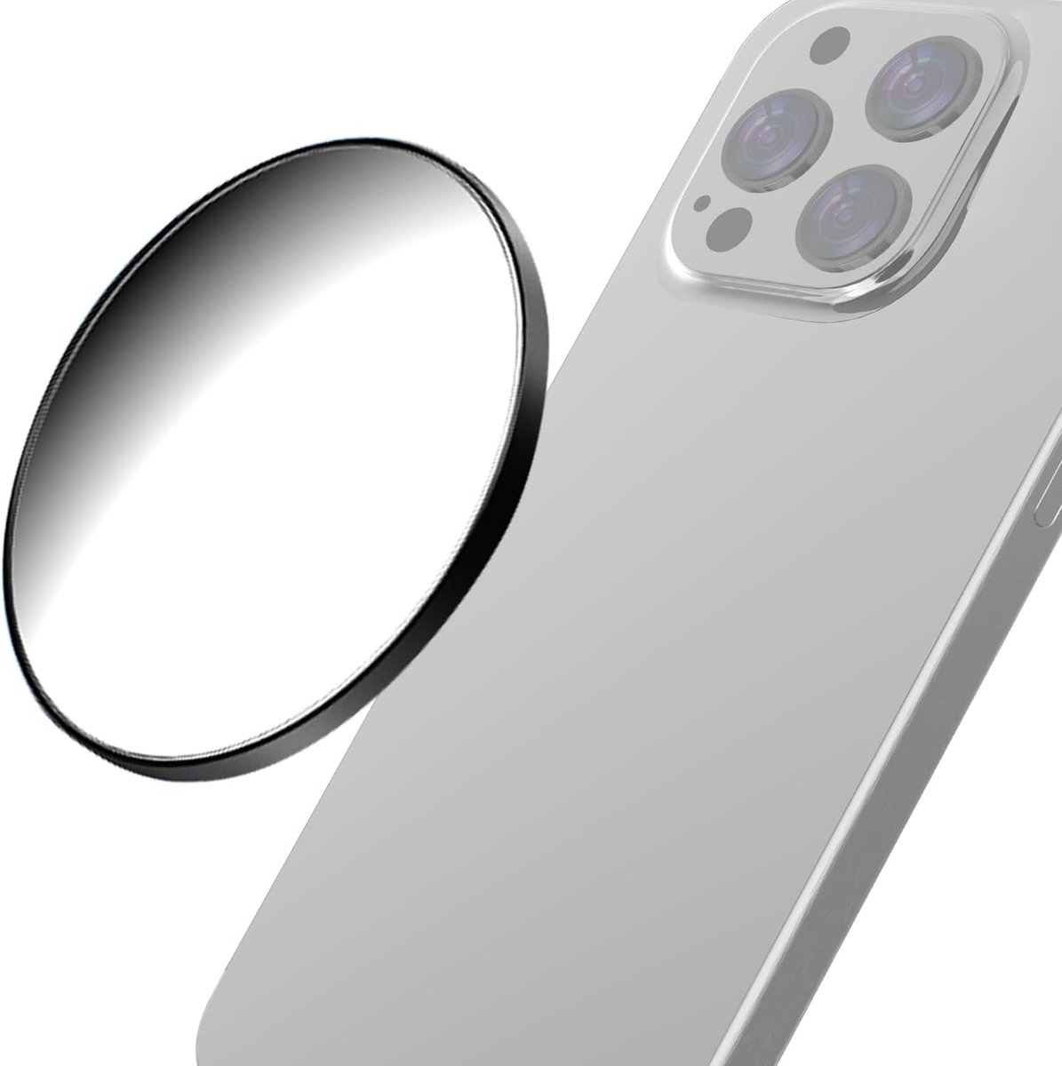Smartpone Selfie Spiegel Foto Vlog Convexe Selfie Spiegel Compatibel voor iPhone 17 16 15 14 13 12 Pro Max Plus