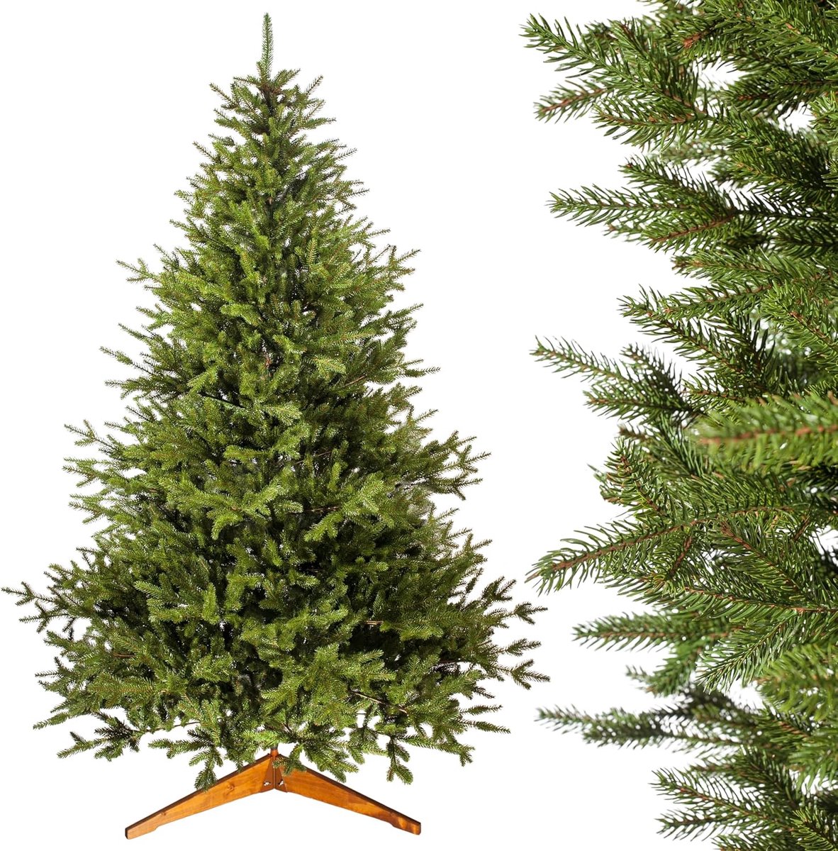 Tree Kunstkerstboom, 210 cm, 100% spuitgietkerstboom, made in EU, natuurgetrouwe look, kunstkerstboom