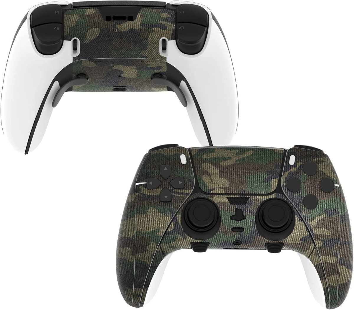 PlayVital Set van 2 Skin Stickers voor PS5 Edge Wireless Controller, Sticker Beschermfolie Vinyl-Skin Decal Wrap - ShopVlot