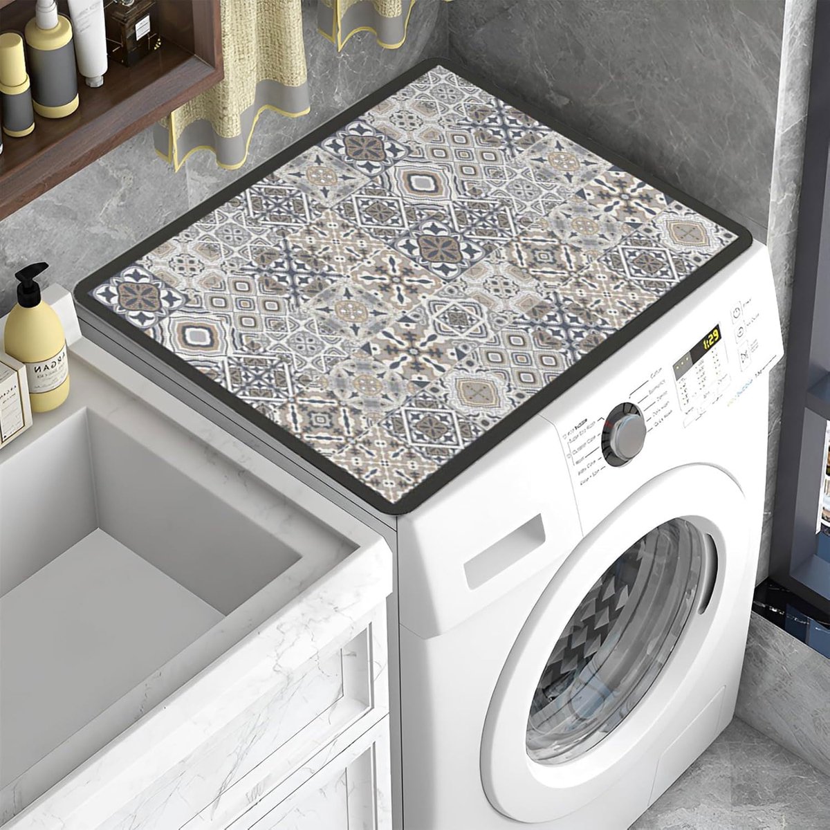 60 x 60 cm antislip universele mat voor wasdroger, keuken, camper, badkamer