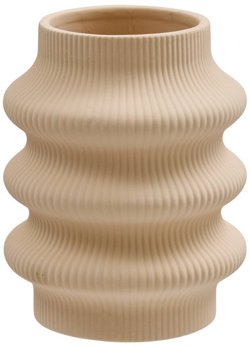 Vase Lucia H.18,5cm beige