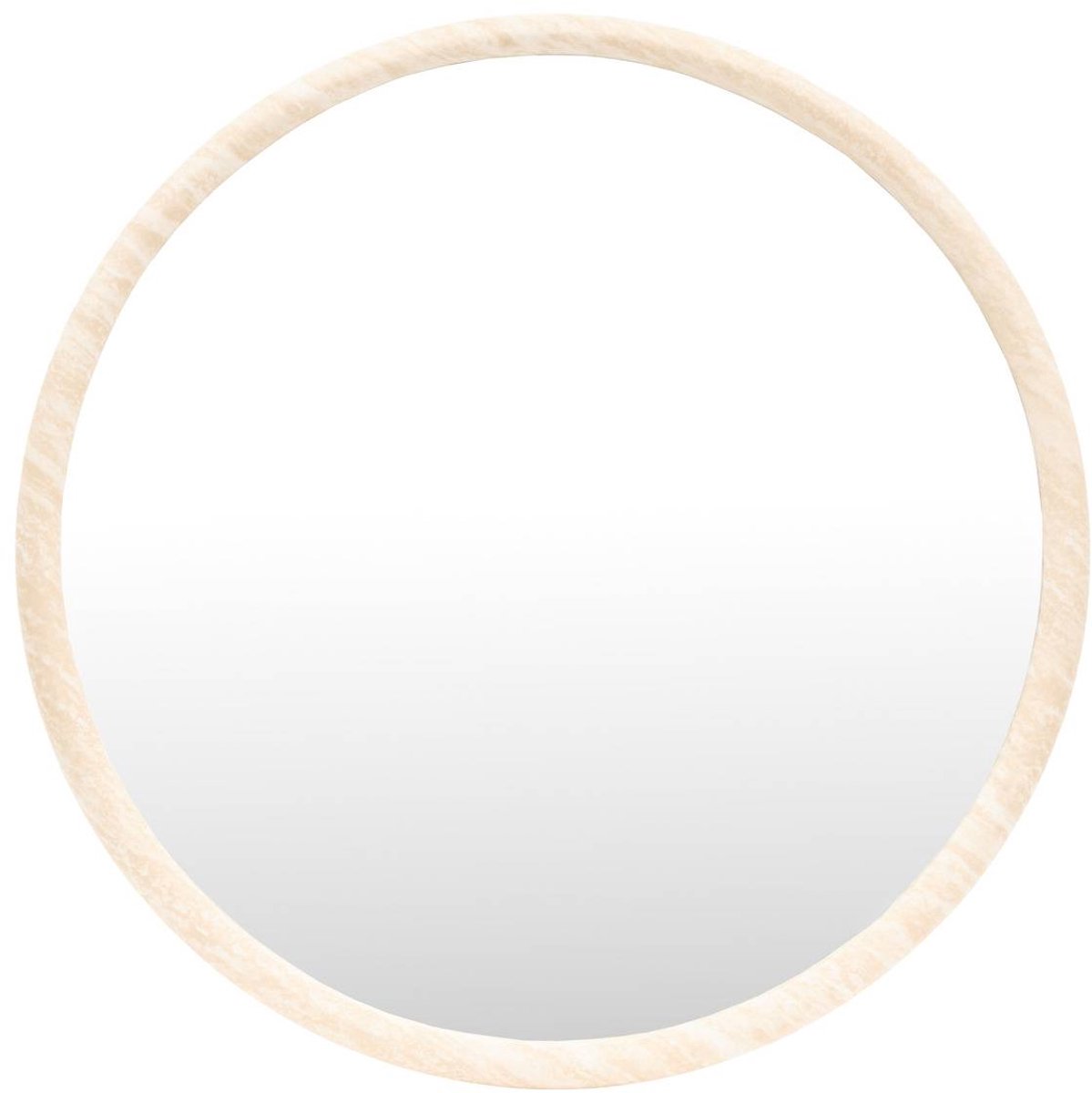 Miroir Trudy rond D.55cm beige