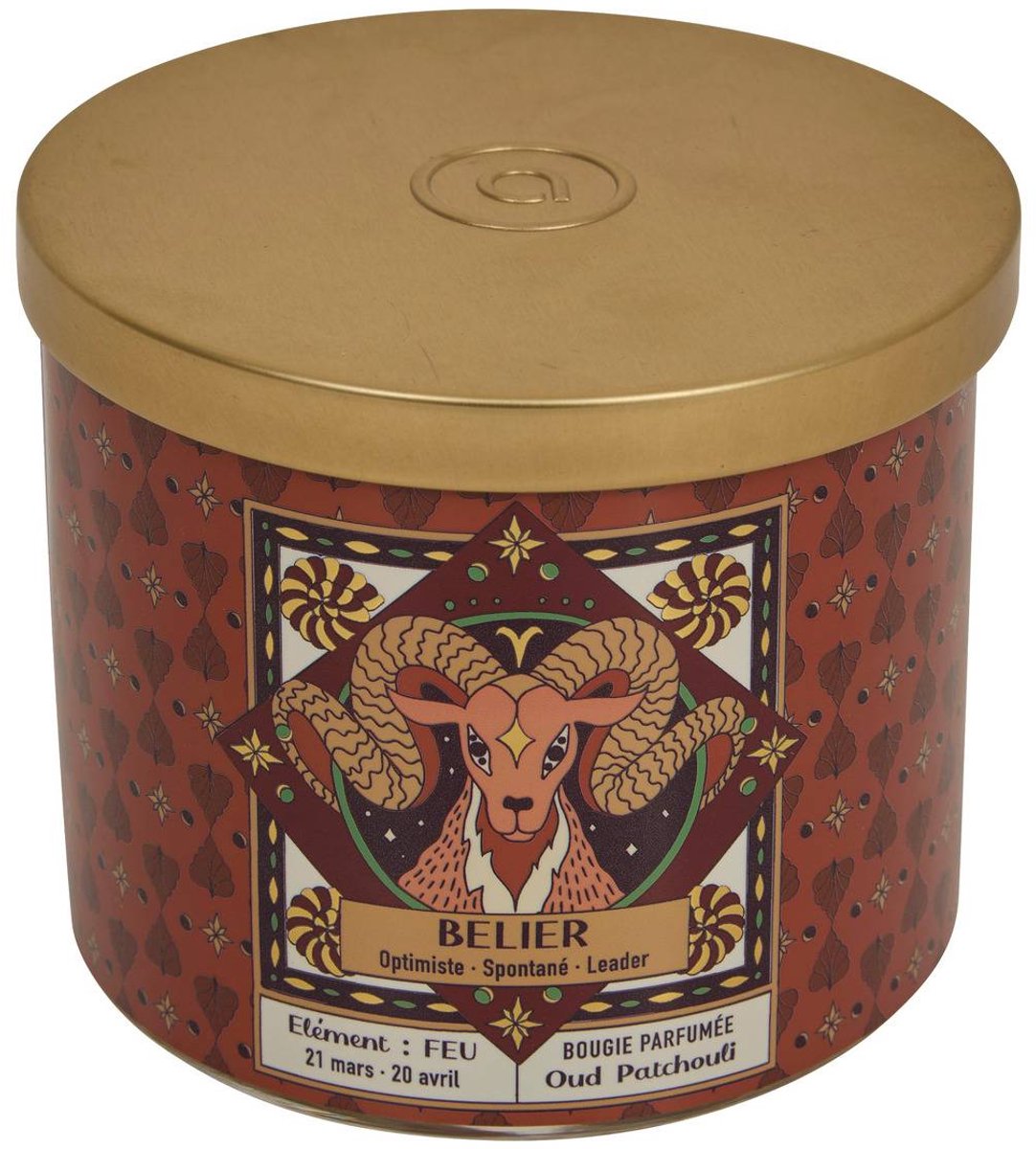 Geurkaars Astro 396 g in glazen pot
