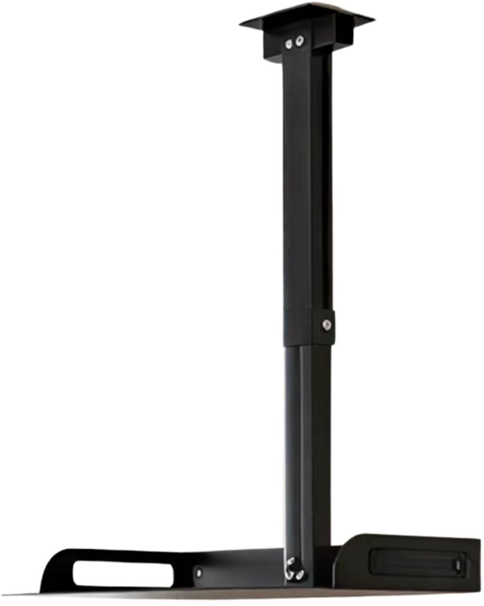 Projector Plafondbeugel Zwart - Universele Projector Trayhouder - in Hoogte Verstelbare Montagebeugel - voor Projector