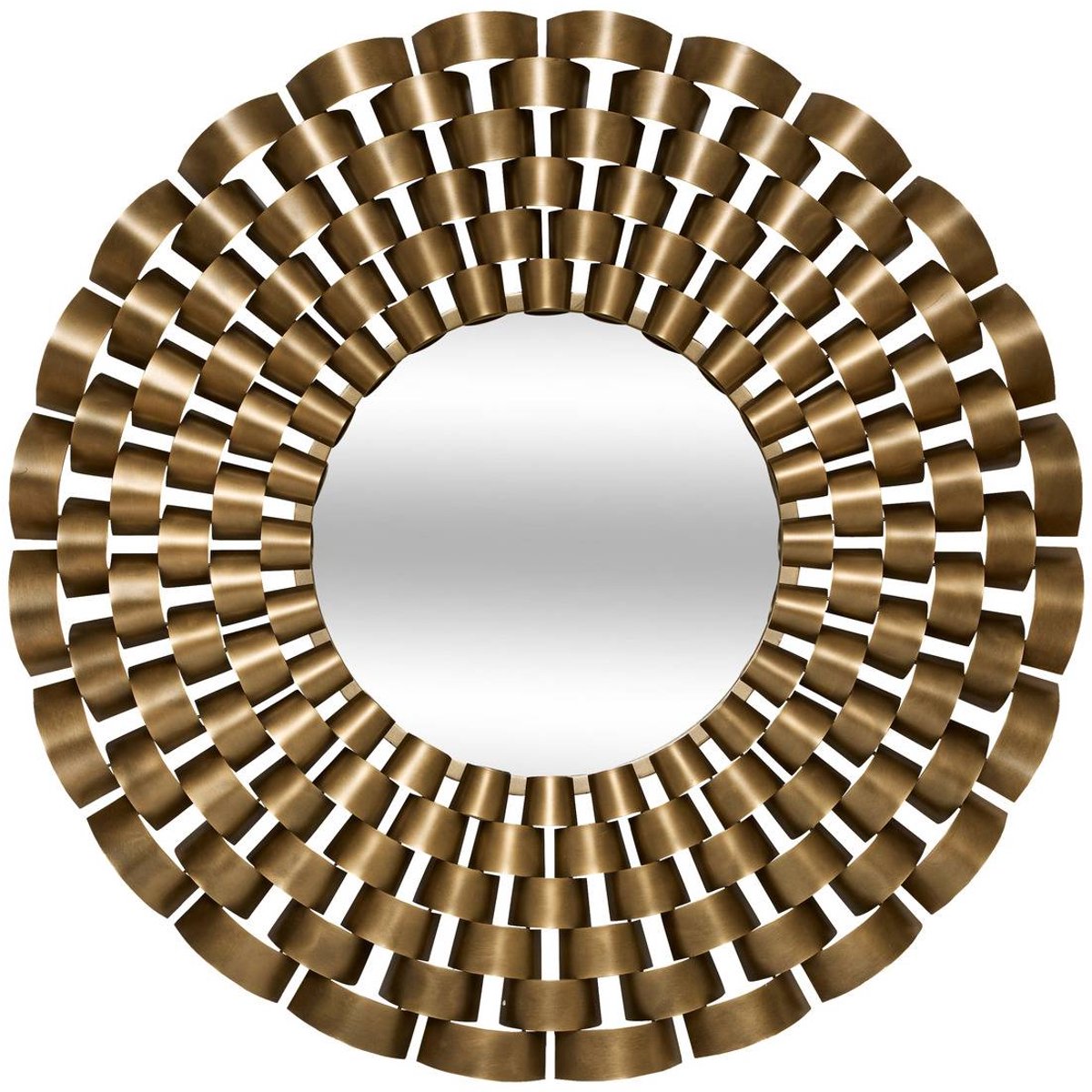 Miroir rond Youri D.90cm doré