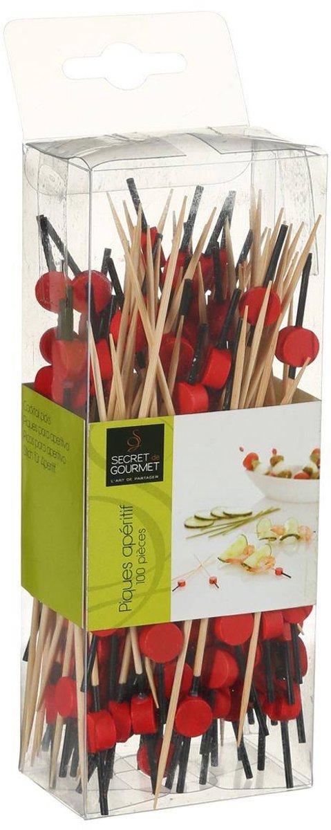 Set van 100 cocktailprikkers BAMBOU CUISINE