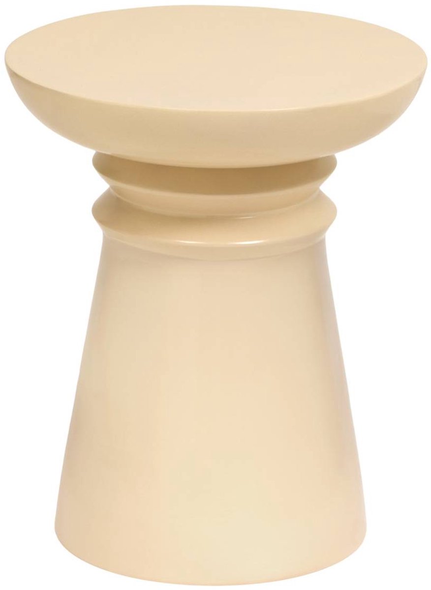 Table d'appoint Jaya ronde D.38cm blanc