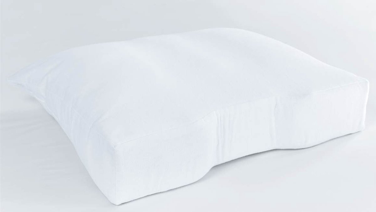 Silvana Support - Molton Schoudercontour voor kussen paars - 60 x 60/70 cm - Wit