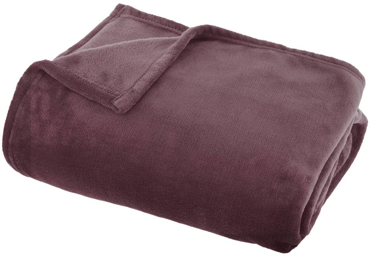 Effen flanellen plaid OLLIS