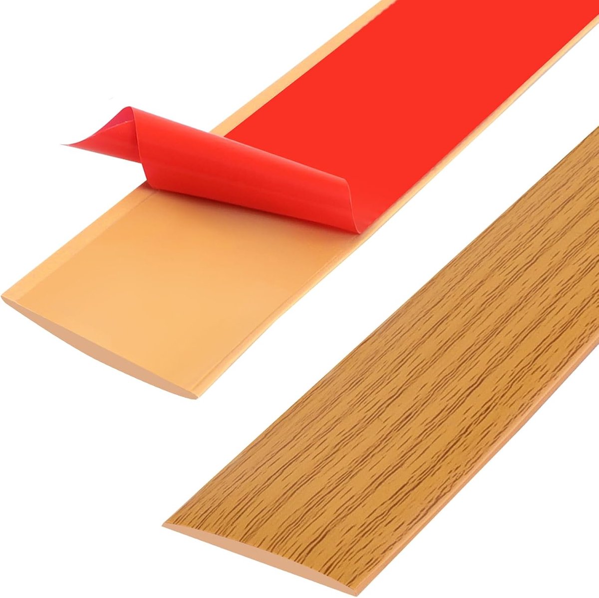 PVC Threshold Strip 400 cm, Floor Transition Strips, Laminate Floor Cover Strips, Self-Adhesive Floor Door Divider - ShopVlot