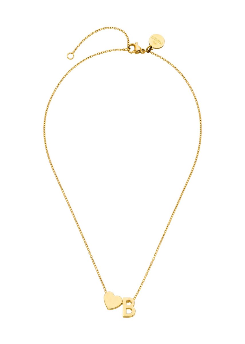 PURELEI Ketting Letter Heart B