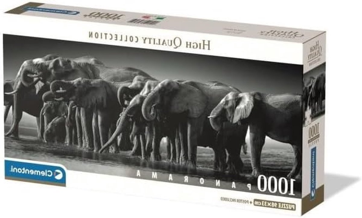 Puzzel 1000 Stukjes - Volwassen Puzzel - Ontspanning Thuis - Gerecycled Materiaal - 98 x 33 cm - Meerkleurig